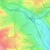 Stratton Meadows topographic map, elevation, terrain