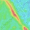 Montagne des Chevaux topographic map, elevation, terrain