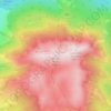 Monte Nuria topographic map, elevation, terrain