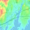 Cos Cob topographic map, elevation, terrain