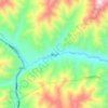 雪山乡 topographic map, elevation, terrain