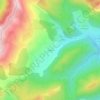 Creyers topographic map, elevation, terrain