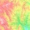 Denton topographic map, elevation, terrain