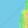 Narragansett Bay topographic map, elevation, terrain