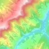 Корен-Беной topographic map, elevation, terrain