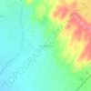 Chonchocoro topographic map, elevation, terrain