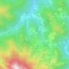 Serro topographic map, elevation, terrain