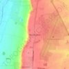 Waddington topographic map, elevation, terrain