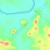 Cuia topographic map, elevation, terrain
