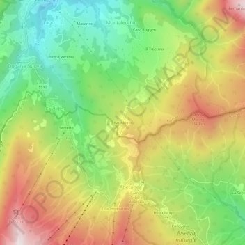 Bar Alpino topographic map, elevation, terrain