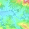 Mestas de Con topographic map, elevation, terrain