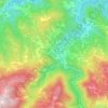 San Pietro d'Olba topographic map, elevation, terrain