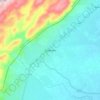 Dodowa topographic map, elevation, terrain