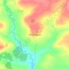 Knocknagree topographic map, elevation, terrain