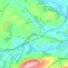 Cilmeri topographic map, elevation, terrain