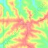 Mount Ida topographic map, elevation, terrain