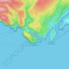 Calanque d'En-Vau topographic map, elevation, terrain