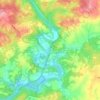 Monkton topographic map, elevation, terrain