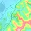 Mirantedo Cruzeiro topographic map, elevation, terrain