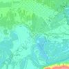 Syze topographic map, elevation, terrain