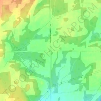 Railton topographic map, elevation, terrain