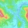 Terminón topographic map, elevation, terrain