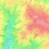 Le Mont topographic map, elevation, terrain