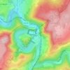 Coo topographic map, elevation, terrain