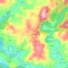 El Escamplero topographic map, elevation, terrain