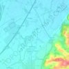 Troll topographic map, elevation, terrain