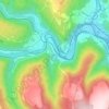 Beryl topographic map, elevation, terrain