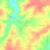 Duncan topographic map, elevation, terrain