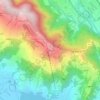 Sarangkot topographic map, elevation, terrain