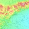 Stara Zagora topographic map, elevation, terrain