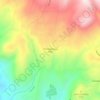Champapongo Alto topographic map, elevation, terrain