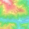 Quarzina topographic map, elevation, terrain