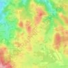 Les Chazeaux topographic map, elevation, terrain