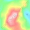 Ben Chonzie topographic map, elevation, terrain