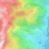 Cardete topographic map, elevation, terrain