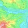 Christkindl topographic map, elevation, terrain