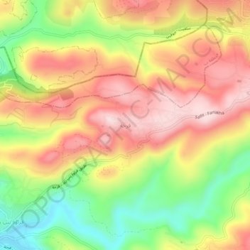 Farkha topographic map, elevation, terrain