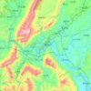 雨城区 topographic map, elevation, terrain