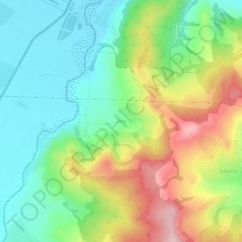 Totia topographic map, elevation, terrain