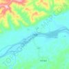 兰里镇 topographic map, elevation, terrain