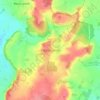 Church Lench topographic map, elevation, terrain