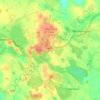 Newton topographic map, elevation, terrain