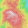 Olympus topographic map, elevation, terrain