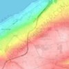 Hamdania topographic map, elevation, terrain