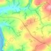 Roch topographic map, elevation, terrain