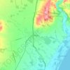 Amberley topographic map, elevation, terrain